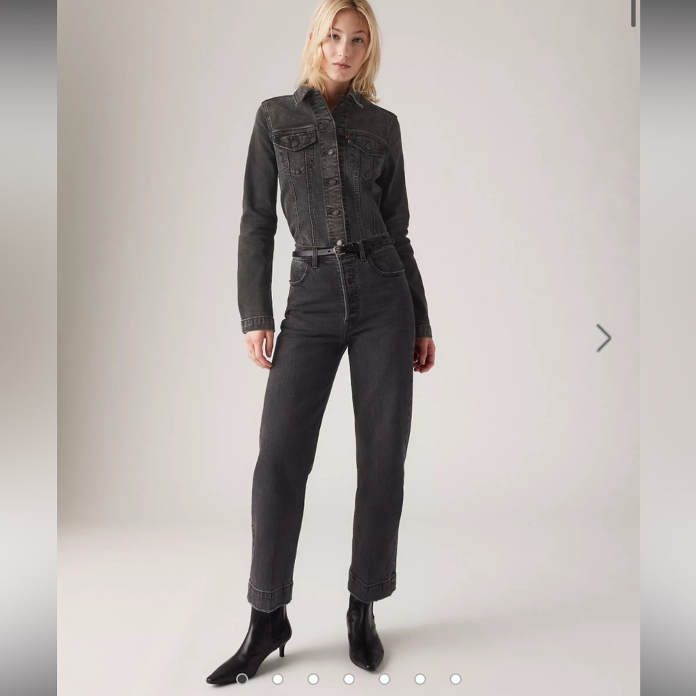 Levi’s premium Ribcage straight ankle jeans